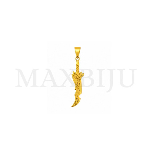 Stainless Steel Pendant - 9x34mm