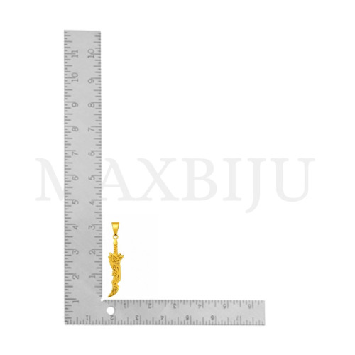 Stainless Steel Pendant - 9x34mm