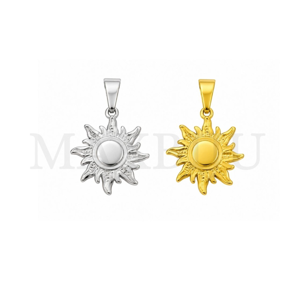Stainless Steel Pendant - 18x21mm