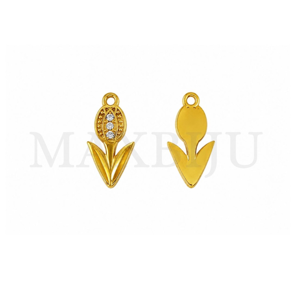 Stainless Steel Pendant - 8x15mm