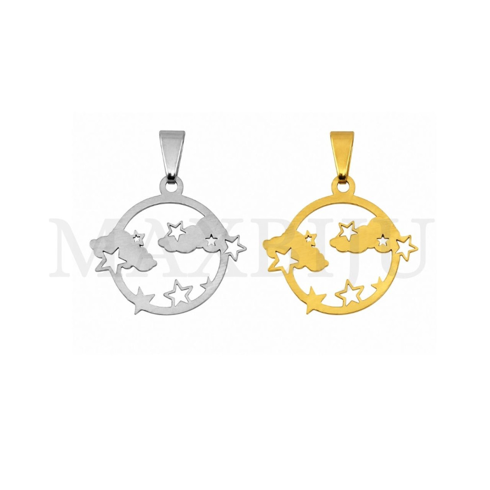 Stainless Steel Pendant - 25x22mm