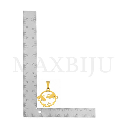 Stainless Steel Pendant - 25x22mm