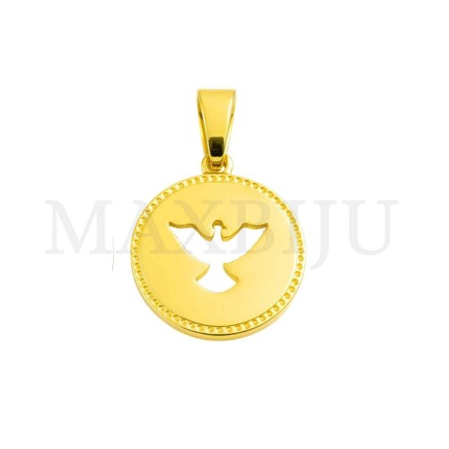 Stainless Steel Dove Pendant 20mm