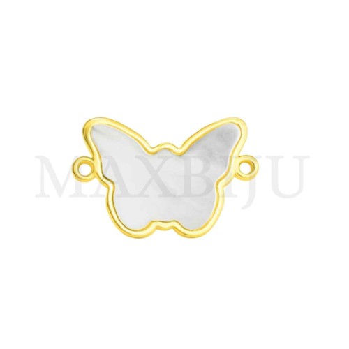 Stainless Steel Butterfly Pendant 17x12mm