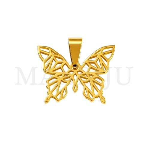 Stainless Steel Butterfly Pendant 25x20mm