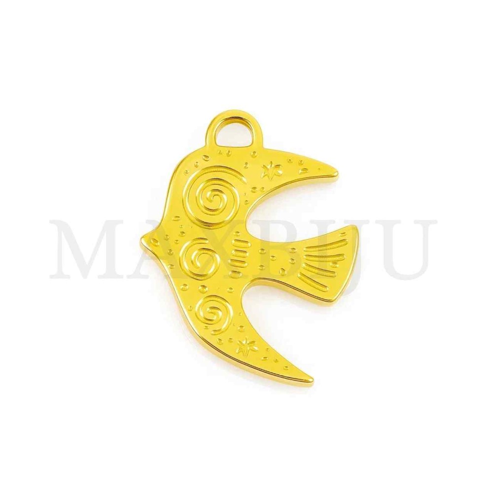 Stainless Steel Eagle Pendant 13x16mm