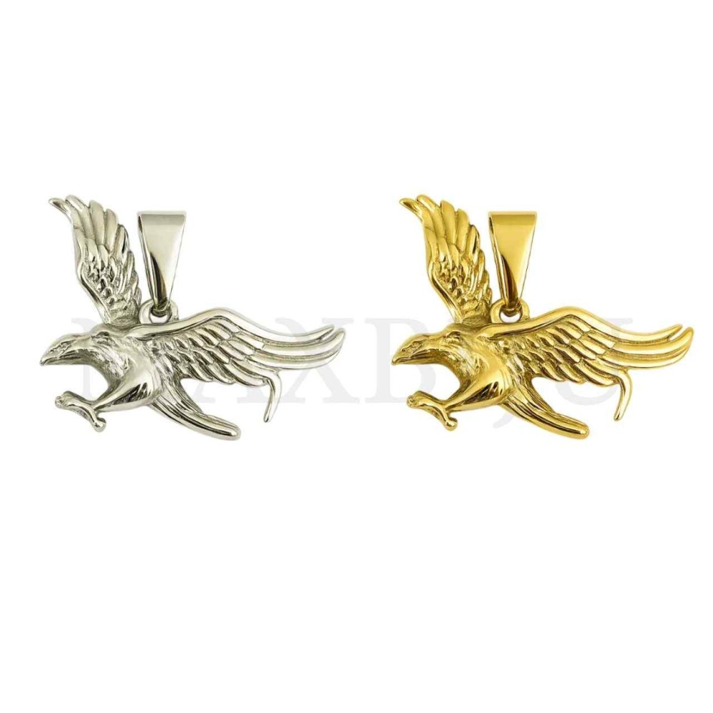 Stainless Steel Eagle Pendant 34x25mm