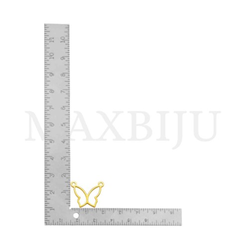 Stainless Steel Butterfly Pendant 16x12mm