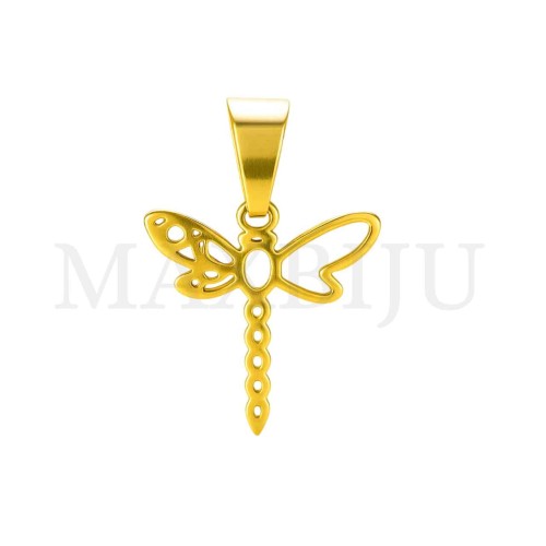 Stainless Steel Moth Pendant 22x22mm