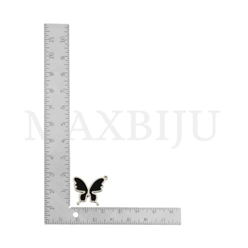 Stainless Steel Butterfly Pendant 22x18mm