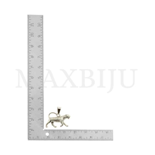 Stainless Steel Tiger Pendant 26x20mm