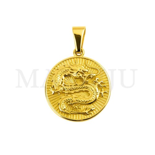 Stainless Steel Dragon Pendant 25mm