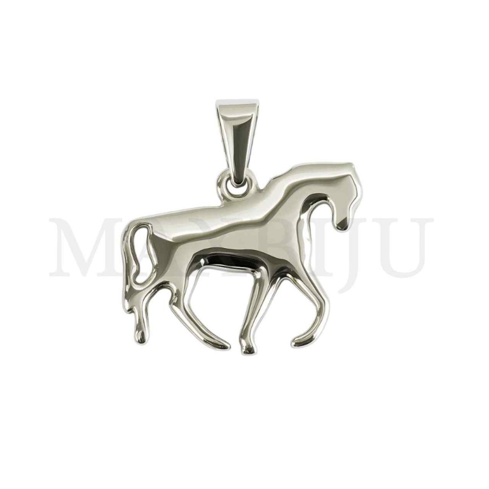 Stainless Steel Horse Pendant 27x20mm