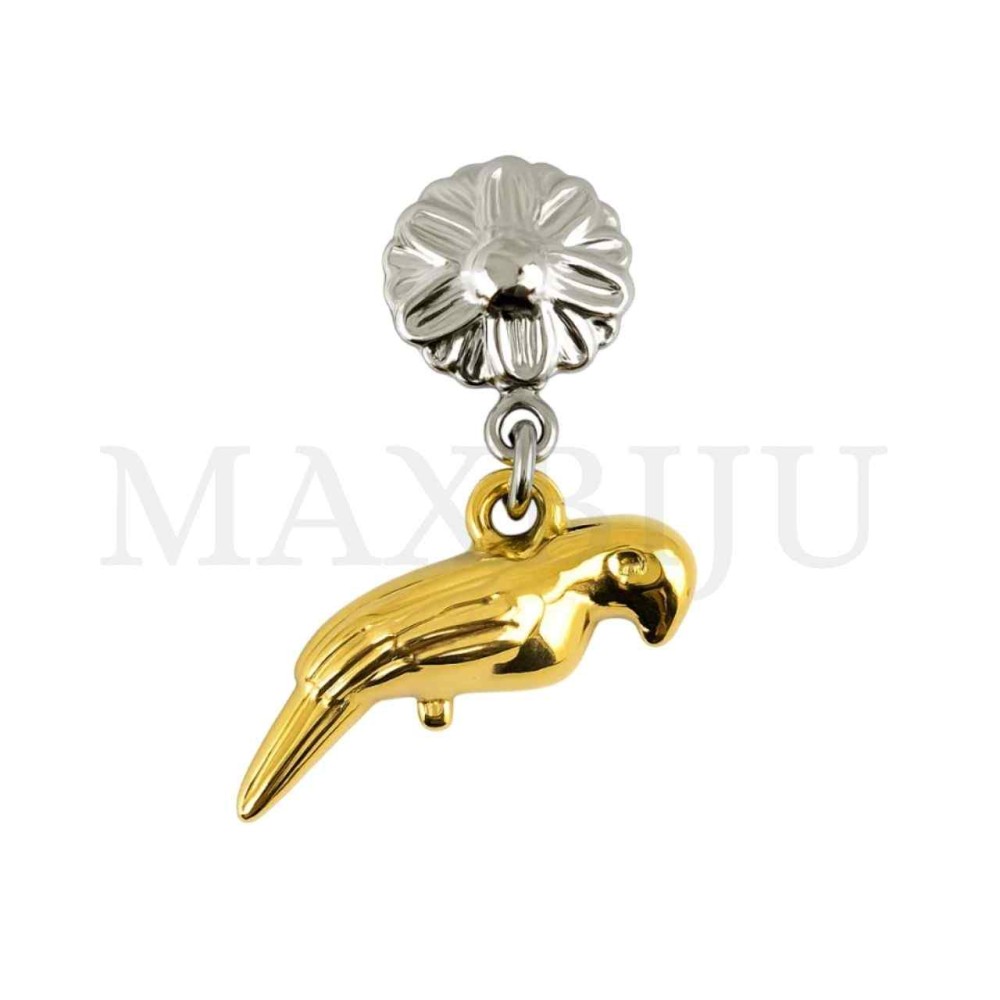 Stainless Steel Bird Pendant 8x24mm