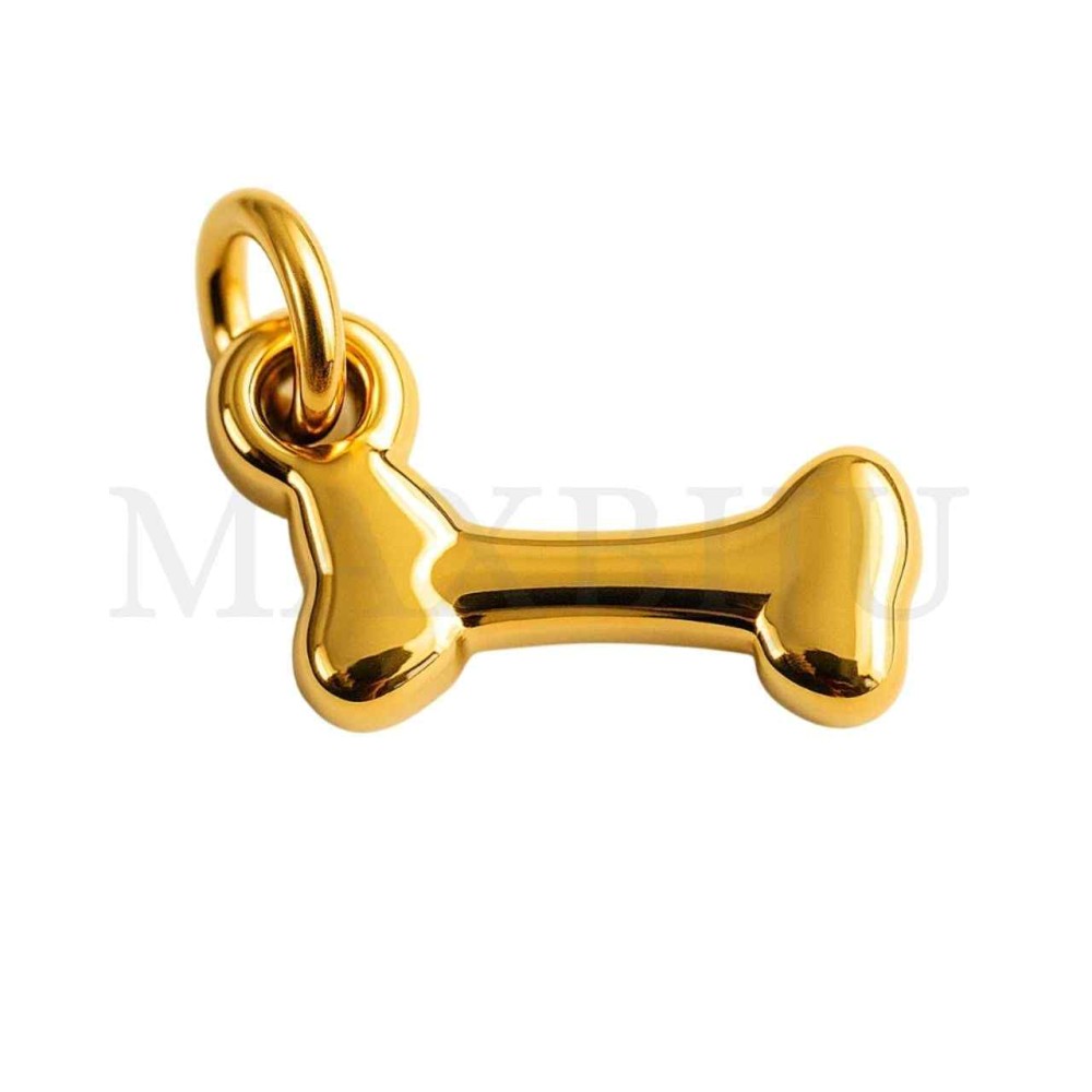 Stainless Steel Bone Pendant 13x6mm