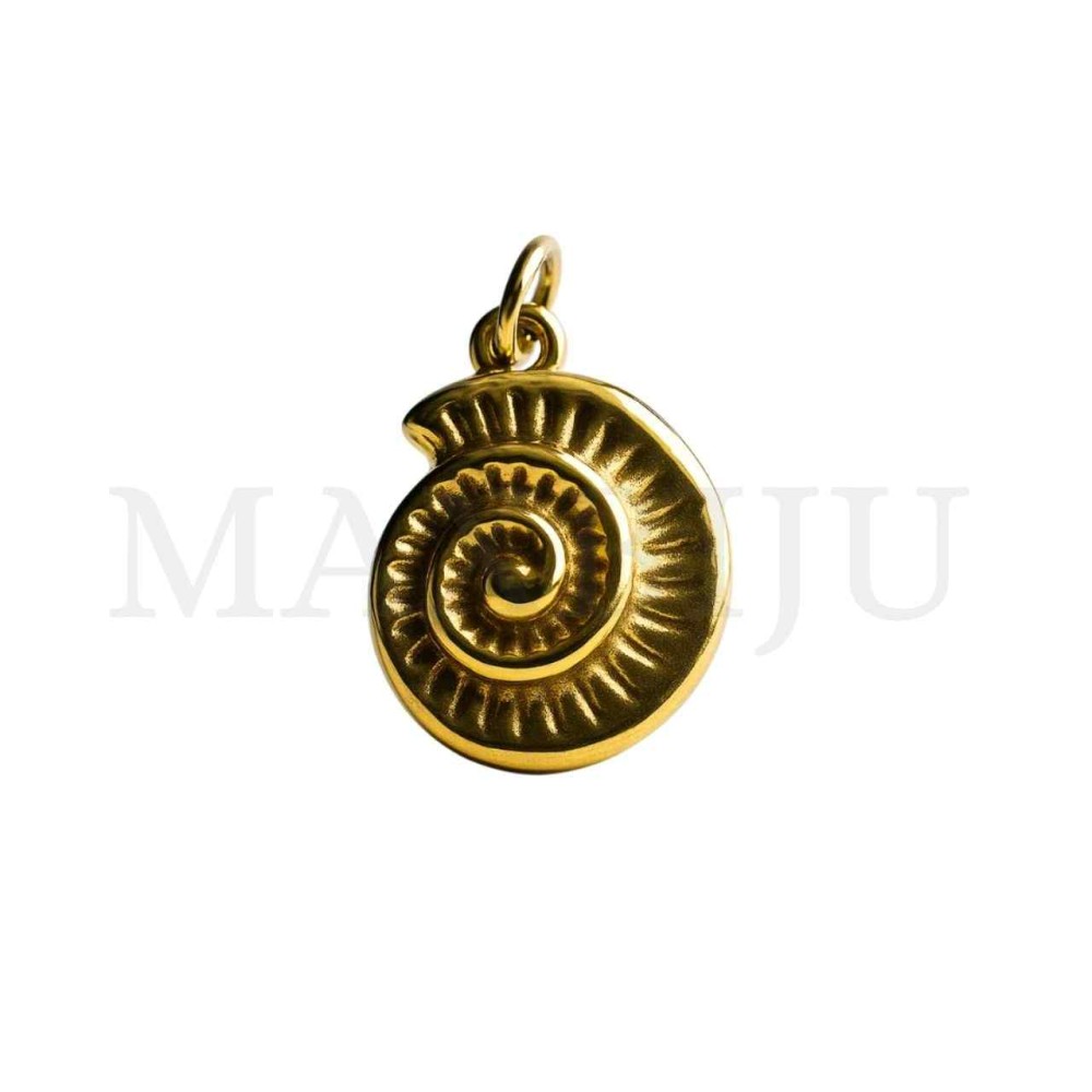 Stainless Steel Shell Pendant 15mm