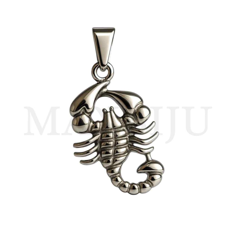 Stainless Steel Scorpion Pendant 20x34mm