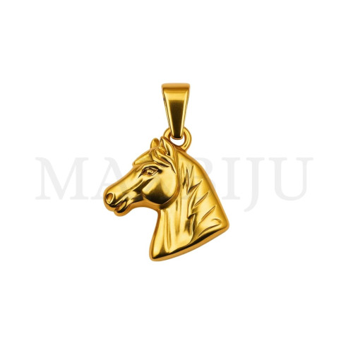 Stainless Steel Horse Pendant 16x20mm