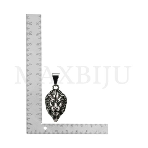 Stainless Steel Lion Pendant 25x45mm