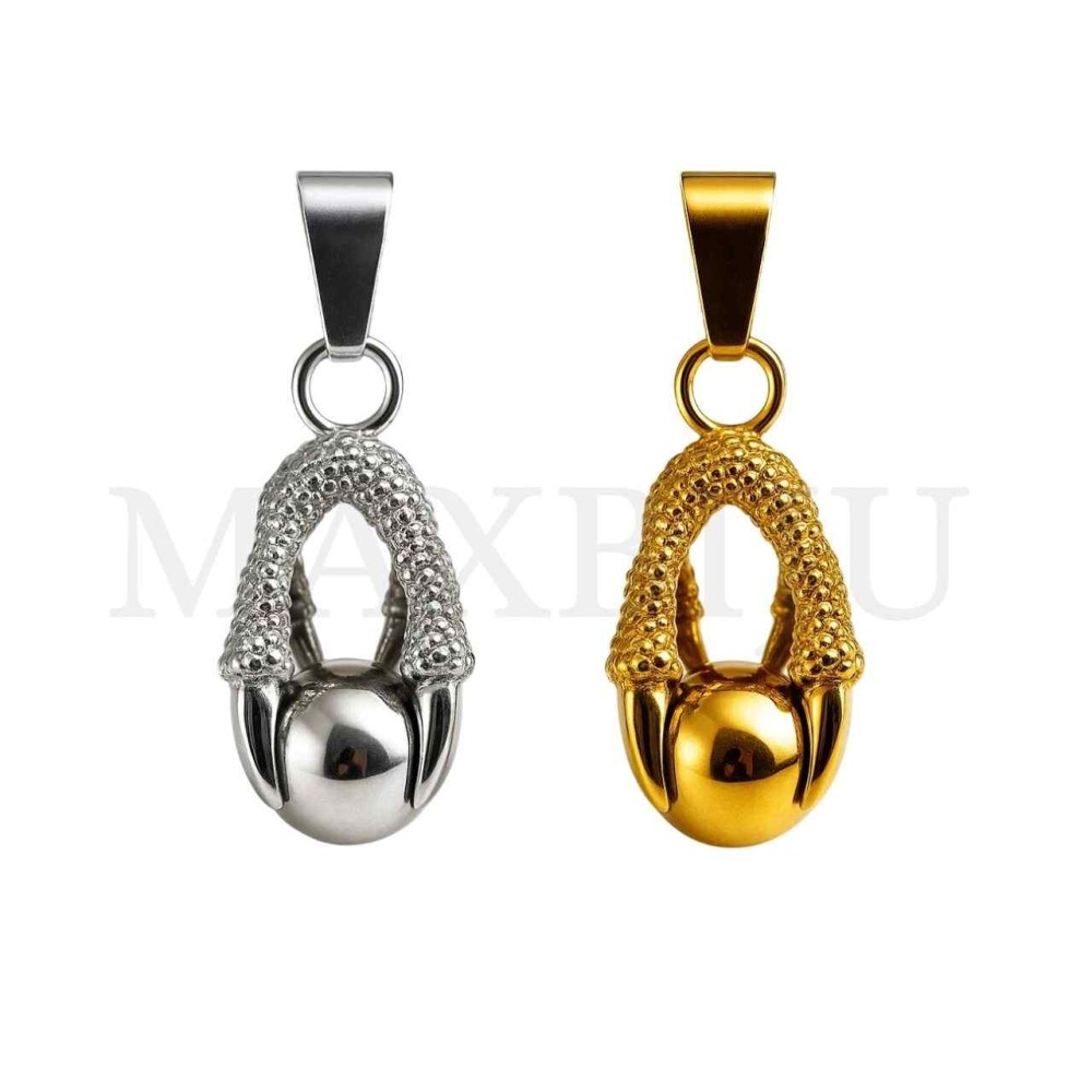 Stainless Steel Dragon Paw 21x40mm