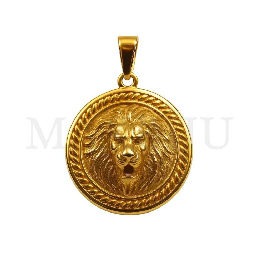 Stainless Steel Lion Pendant 31mm
