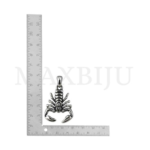 Stainless Steel Scorpion Pendant 33x50mm