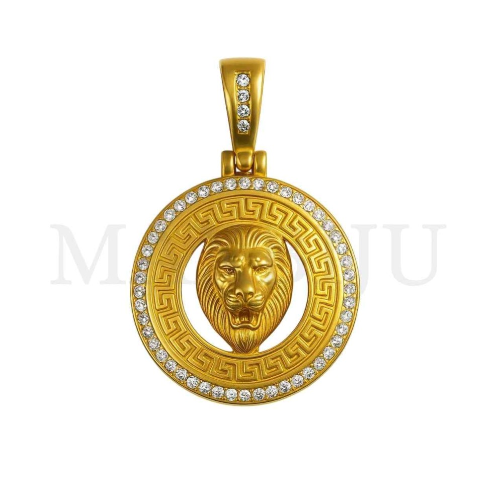 Stainless Steel Lion Pendant 27mm
