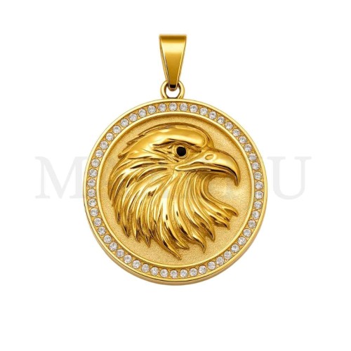 Stainless Steel Eagle Pendant 49mm