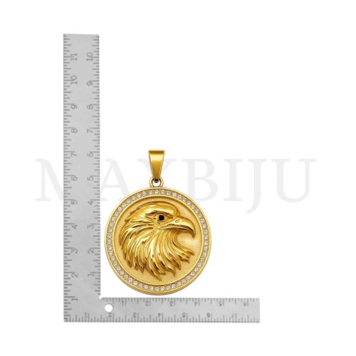 Stainless Steel Eagle Pendant 49mm