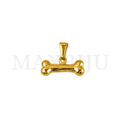 Stainless Steel Bone Pendant 20x9mm