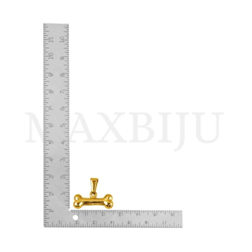 Stainless Steel Bone Pendant 20x9mm