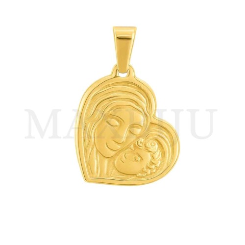 Stainless Steel Pendant - Mom and Child 16x19mm