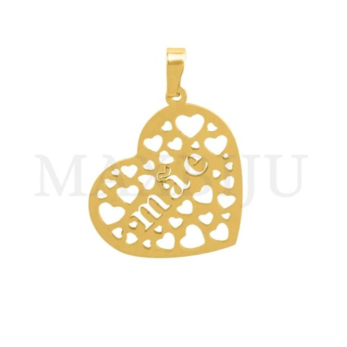 Stainless Steel Pendant - Mãe 21x18mm