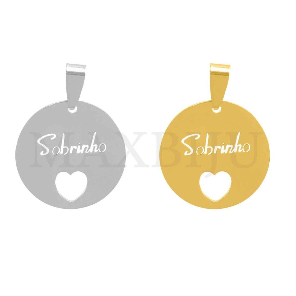 Stainless Steel Pendant - Sobrinho (25mm)
