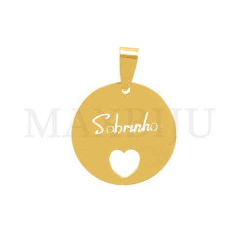 Stainless Steel Pendant - Sobrinho (25mm)
