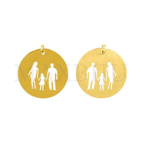 Stainless Steel Pendant - Family One Girl (20mm)