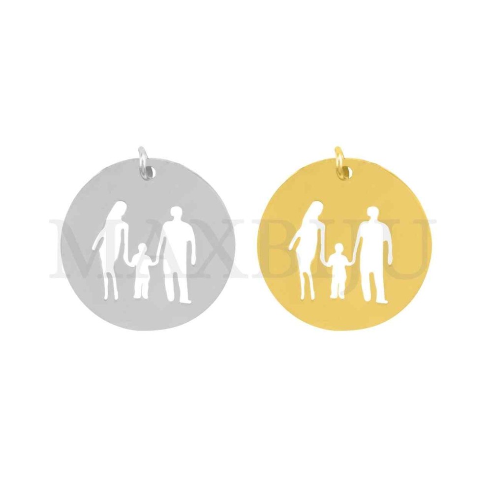 Stainless Steel Pendant - Family One Boy (20mm)