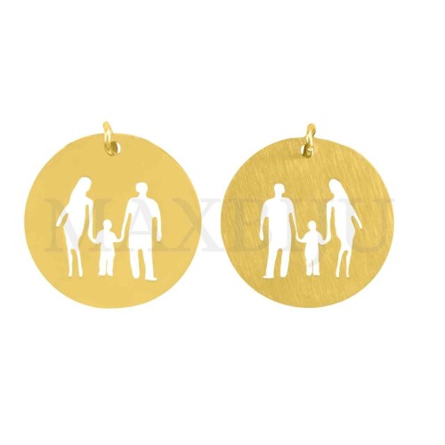 Stainless Steel Pendant - Family One Boy (20mm)