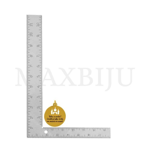 Stainless Steel Pendant - Pedras no Caminho (20mm)