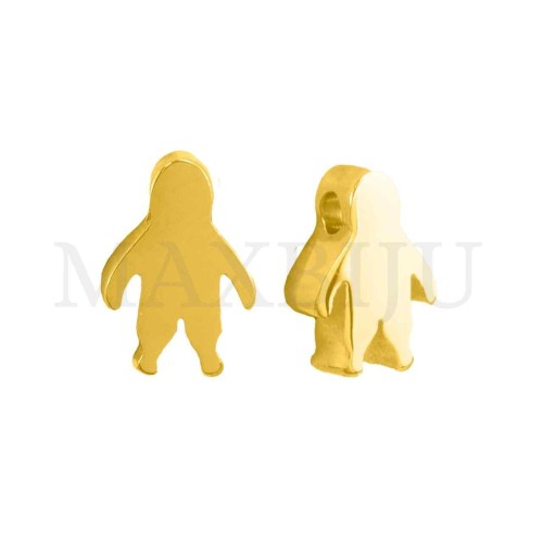 Stainless Steel Pendant - Boy 7x10mm