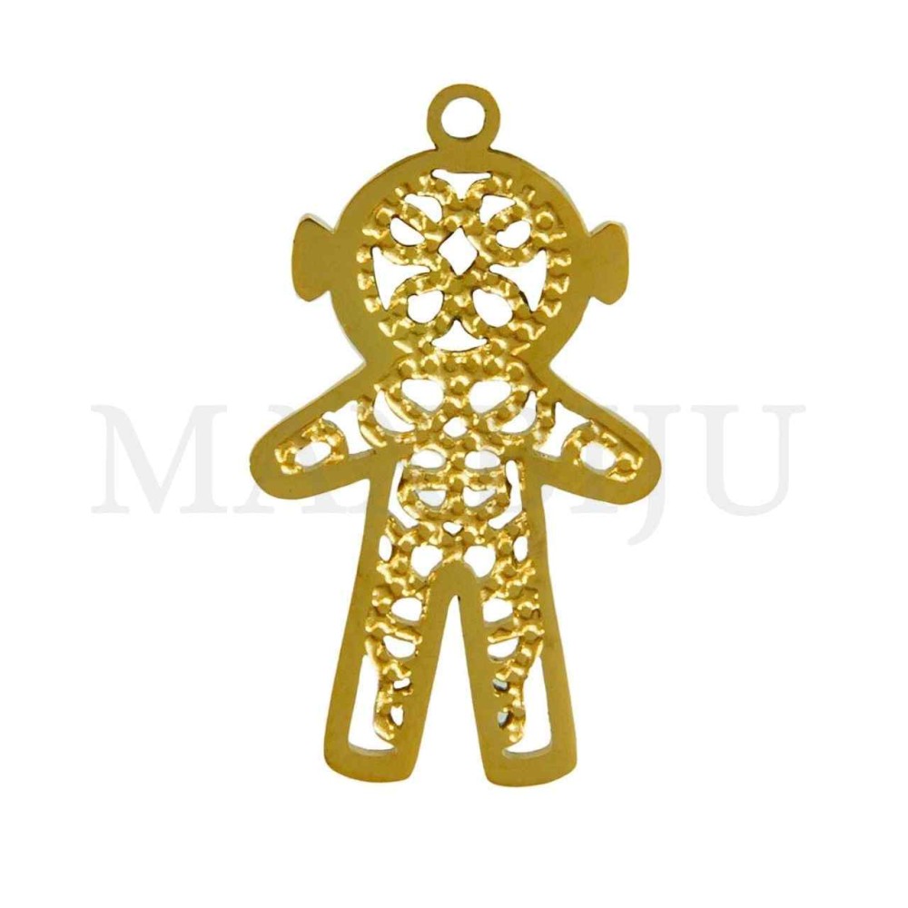 Stainless Steel Pendant - Boy 13x22mm