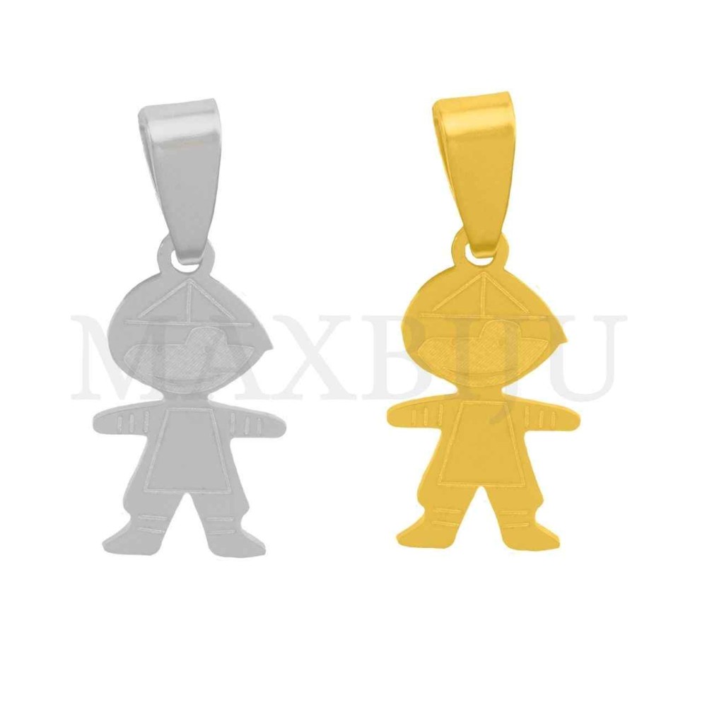 Stainless Steel Pendant - Boy 11x20mm