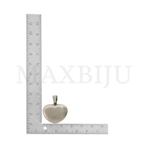 Stainless Steel Heart Pendant 
25x19mm.