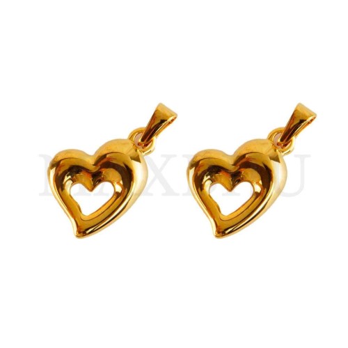 Stainless Steel Heart Pendant 
18x23mm.