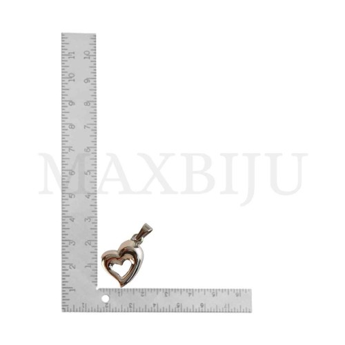 Stainless Steel Heart Pendant 
18x23mm.