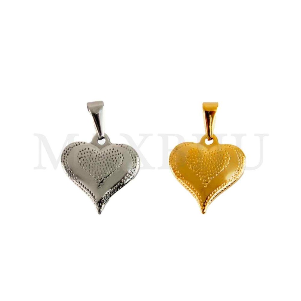 Stainless Steel Heart Pendant 
20x21mm.