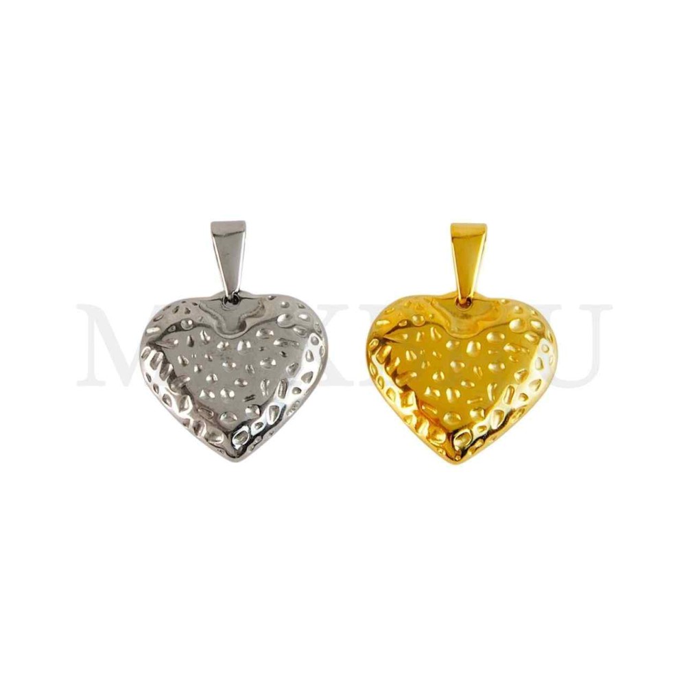 Stainless Steel Heart Pendant 
20x19mm.