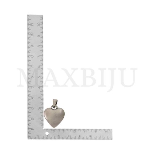 Stainless Steel Heart Pendant 
18x20mm.