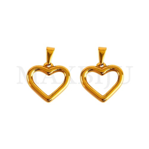 Stainless Steel Heart Pendant 
20x19mm.