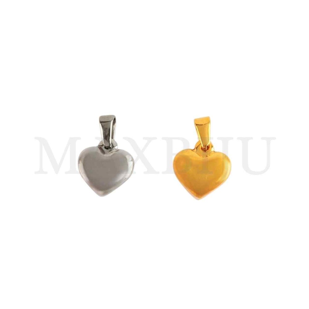 Stainless Steel Heart Pendant 
11mm.